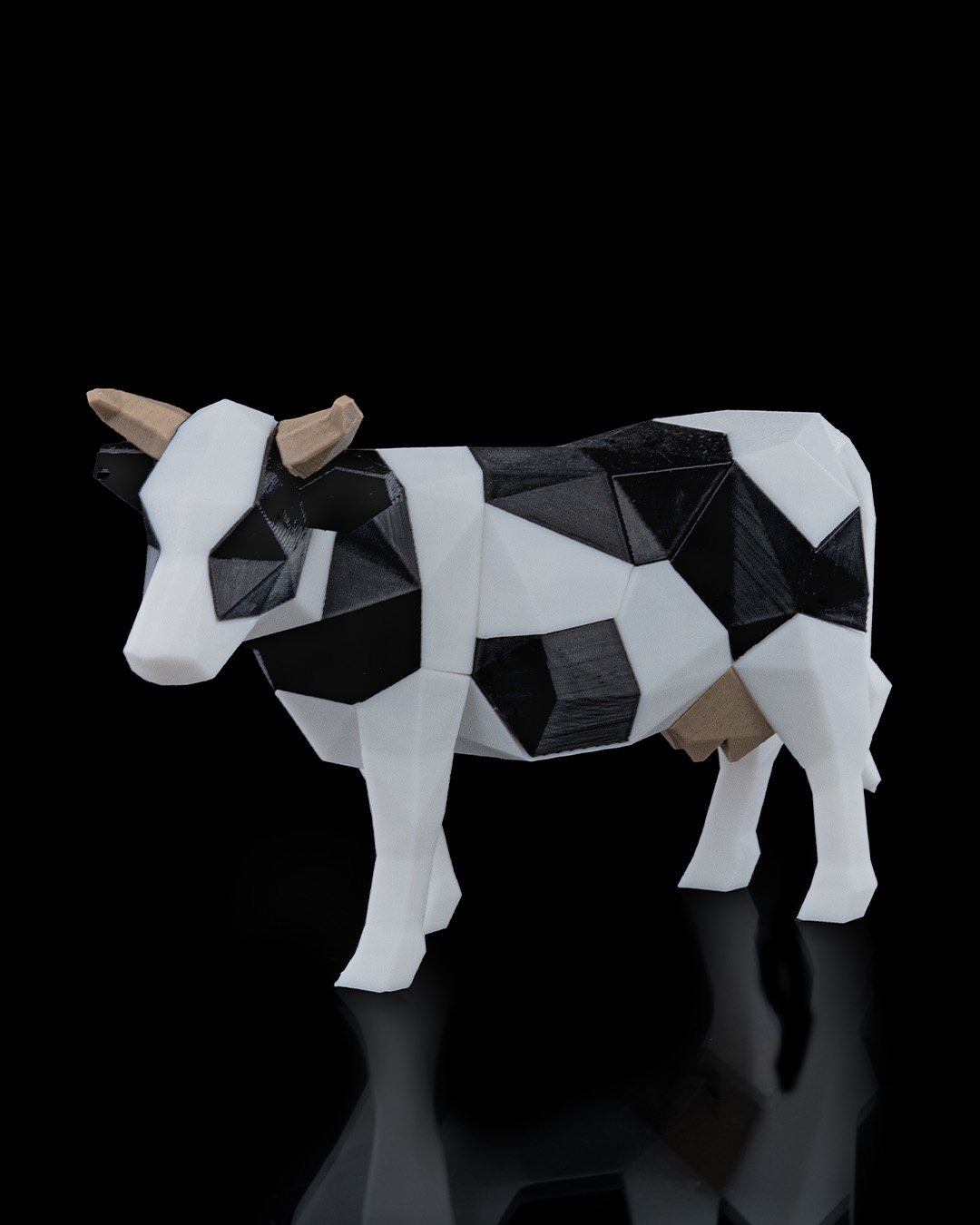 Puzzle aimanté "Low Poly Cow"